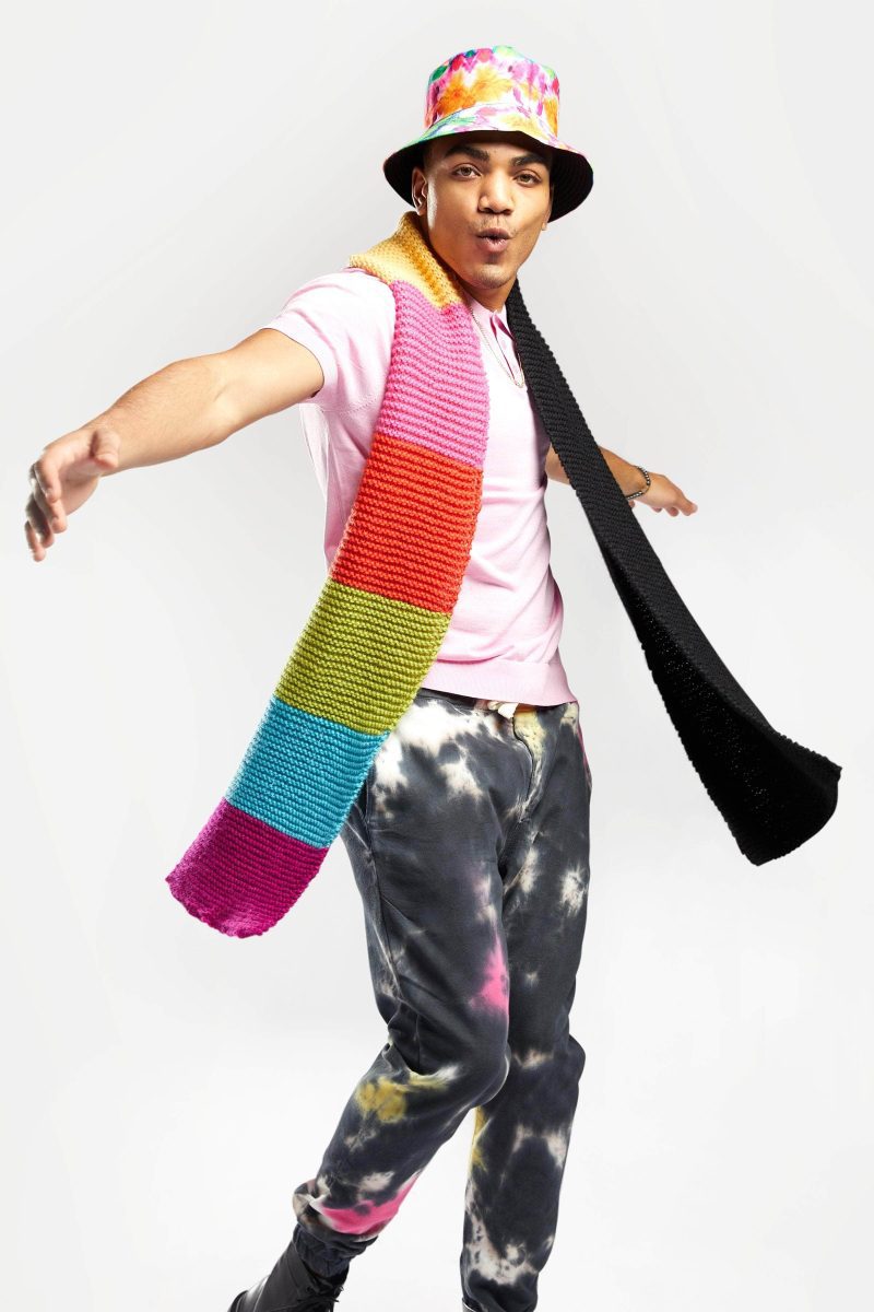 ColorBloackScarf 1