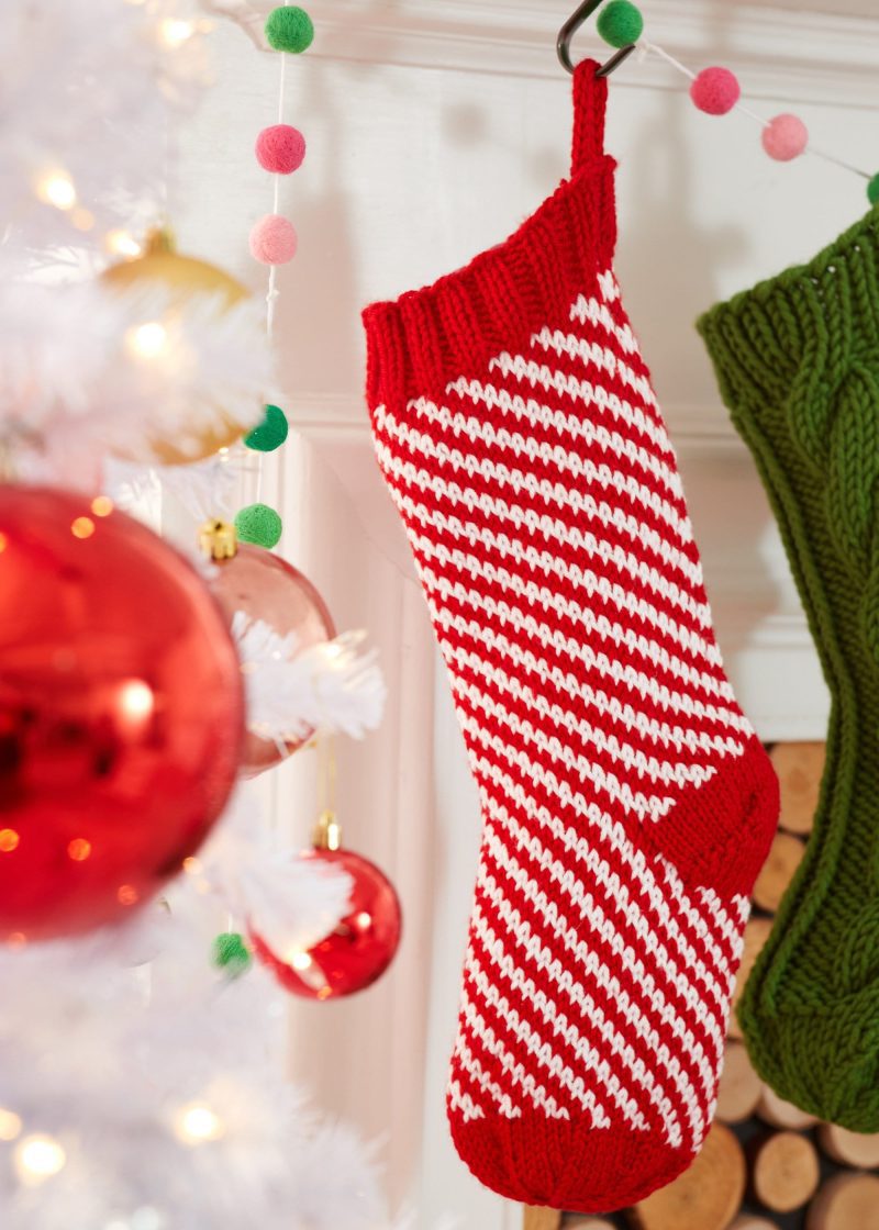 EverydayWorsted CandyCaneStocking 2