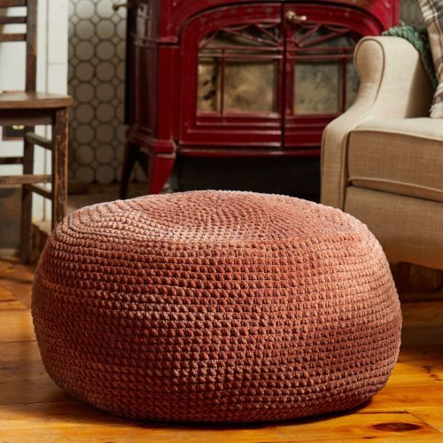 ParfaitXLSpeckles CrochetPillowPouf 1