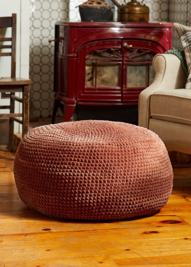 ParfaitXLSpeckles CrochetPillowPouf 1